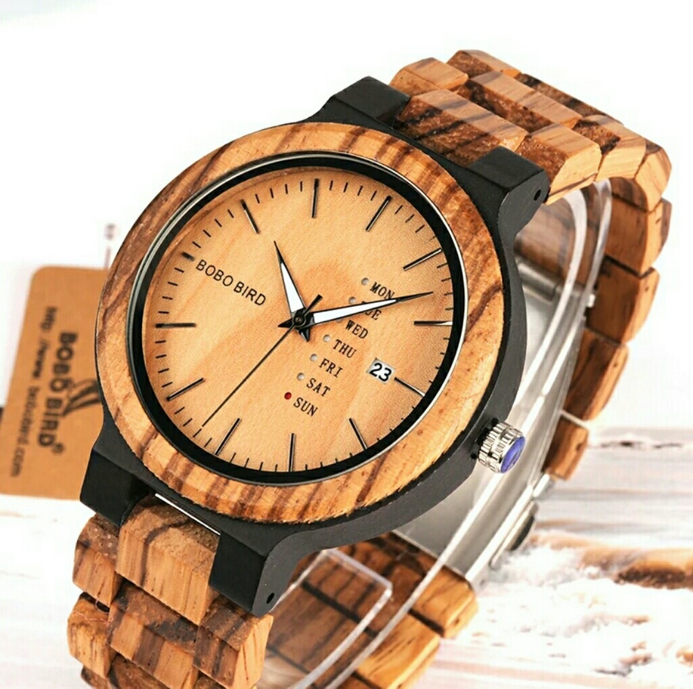 BOBO BIRD GENUINE WOOD WATCH/SUNGLASSES SET - Picture 2 of 8